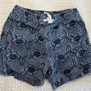 Janie and Jack Navy Floral Shorts